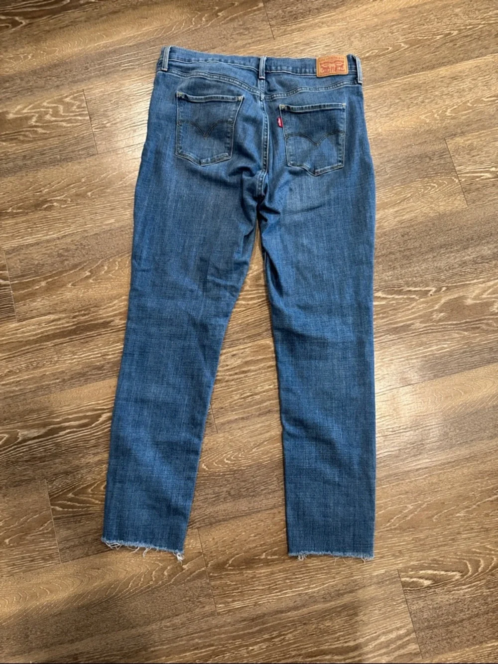 Levi's 311 Blue Distressed Skinny Jeans - Picture 9 of 9